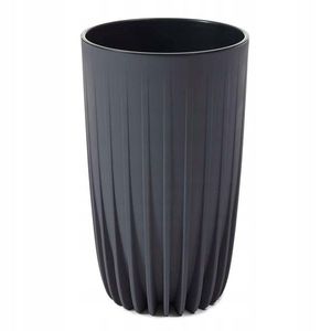 Květináč STRIPPED ECO IV 30 cm antracitový vyobraziť
