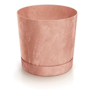 Květináč TUBOS P BETON EFFECT terakota vyobraziť