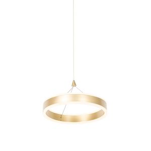 Závesné svietidlo mosadz 30 cm vrátane LED 3-stupňový stmievač - Lyani vyobraziť