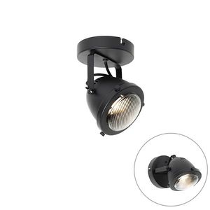 Priemyselné bodové svetlo čierne nastaviteľné - Emado vyobraziť