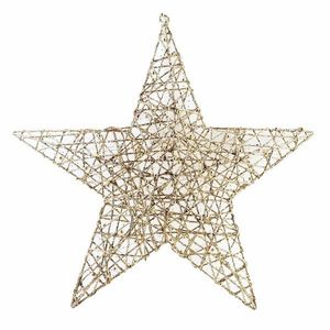 LED vánoční závěsná hvězda SANTA LILA 60 cm růžovo-zlatá vyobraziť