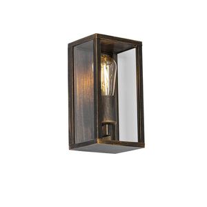 Vintage nástenná lampa starožitné zlato 26 cm IP44 - Charlois vyobraziť