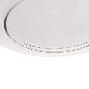 Dizajnové závesné svietidlo čierne so zlatom a dymovým sklom 4-svetlo - Kyan vyobraziť