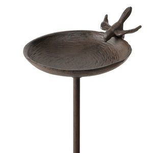 Litinové pítko pro ptáky Marilly hnědé vyobraziť