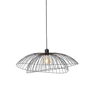 Inteligentné závesné svietidlo čierne 66 cm vrátane Wifi G95 - Pua vyobraziť