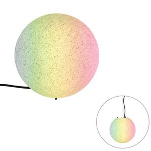 Inteligentná vonkajšia lampa sivá 25 cm IP65 vrátane WiFi A60 - Nura vyobraziť