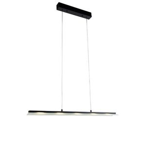 Dizajnové závesné svietidlo čierne vrátane stmievateľného LED 3-stupňového Easylift - Nele vyobraziť