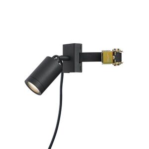 Vonkajší reflektor čierny na strom GU10 50 mm otočný a naklápací IP65 - Solo vyobraziť