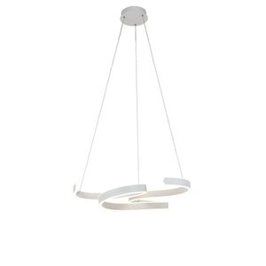 Dizajnové závesné svietidlo biele vrátane LED s 3-stupňovým stmievaním - Frank vyobraziť