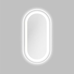 Nástěnné zrcadlo Mattia s LED osvětlením 50x100 cm stříbrné vyobraziť