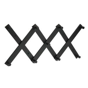 Nástenný vešiak 60 cm čierny vyobraziť