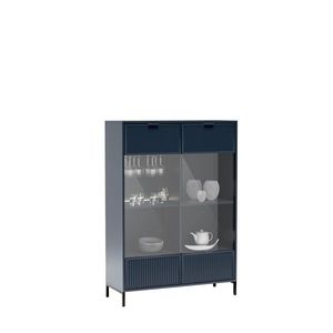Nízká vitrína Eleganzo 104, 8 cm indigo vyobraziť