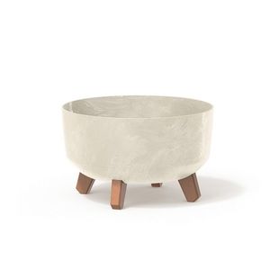 Nízký květináč GRACIE EFFECT pískový vyobraziť