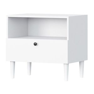 Noční stolek Dullum 60 cm bílý vyobraziť
