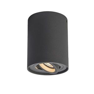 Inteligentný prisadený reflektor tmavosivý naklápací vrátane WiFi GU10 - Rondoo Up vyobraziť