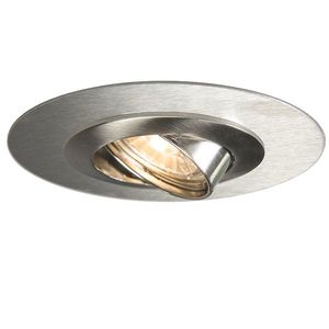 Okrúhle zapustené bodové svetlo oceľové sklápateľné s plniacim krúžkom - Edu vyobraziť