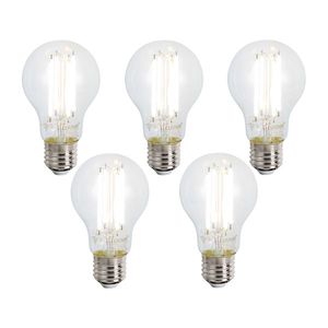 Sada 5 inteligentných stmievateľných LED žiaroviek E27 A60 číra 7W 806 lm 2700-6500K vyobraziť