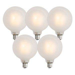 Sada 5 ks Inteligentné stmievateľné LED žiarovky E27 G125 matné 7W 806lm 2700-6500K vyobraziť