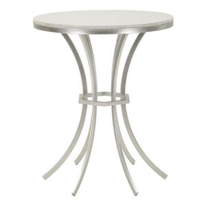 Odkládací stolek Istanbul 56 cm stříbrný/mramor vyobraziť