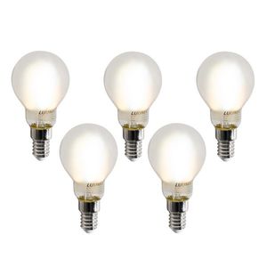 Sada 5 inteligentných LED žiaroviek E14 P45 matných 4, 2 W 470 lm 2700-6500 K vyobraziť