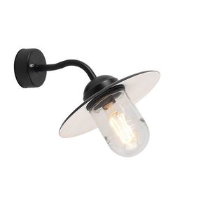 Inteligentné vonkajšie nástenné svietidlo čierne IP44 vrátane WiFi A60 - Mníchov vyobraziť