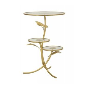 Odkládací stolek Shelves 45 cm zlatý vyobraziť