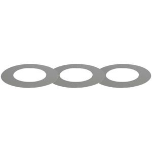 Sada troch výplňových krúžkov pre zapustené bodové svetlo z nehrdzavejúcej ocele vyobraziť