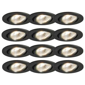 Sada 12 vstavaných reflektorov čiernych sklápateľných - Cisco vyobraziť