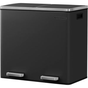 Odpadkový koš Gerry 2x24 l černý/stříbrný vyobraziť