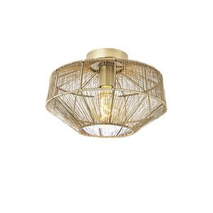 Moderné stropné svietidlo mosadz 30 cm - Bolti vyobraziť