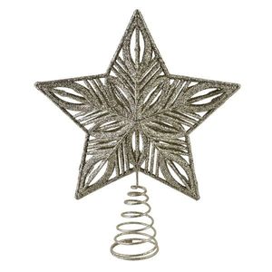 Ozdobná špička na stromek Shepherd 24x20 cm zlatá vyobraziť