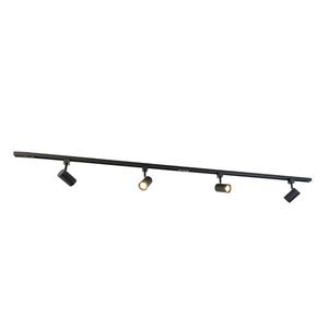 Moderný 1-fázový koľajnicový systém so 4 reflektormi čierny - Jeana vyobraziť