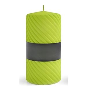 Parafínová svíčka Caroline Mat 7x10 cm světle zelená vyobraziť