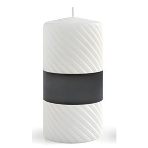 Parafínová svíčka Caroline Mat 7x17, 5 cm bílá vyobraziť