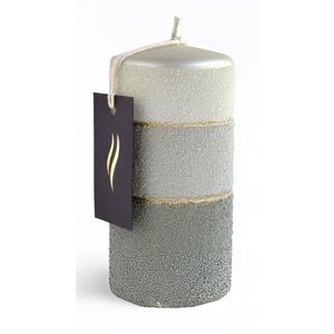 Parafínová svíčka Milano 10 cm zelená vyobraziť