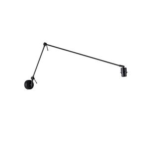 Moderná nástenná lampa čierna nastaviteľná - Blitz vyobraziť