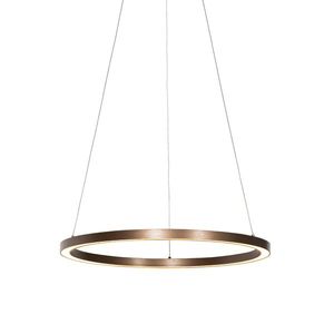 Závesné svietidlo bronzové 60 cm vrátane LED 3-stupňovo stmievateľné - Girello vyobraziť