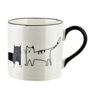 Porcelánový hrnek COTTELLO III. 370 ml bílý/černý vyobraziť