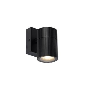 Priemyselné vonkajšie nástenné svietidlo čierne IP44 - Vigo vyobraziť