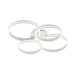 Stropné svietidlo biele vrátane LED 3-krokové stmievateľné 4-svetelné - Navara vyobraziť