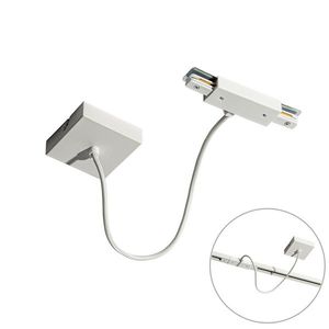 Napájací zdroj s hranatou montážnou doskou pre 1-fázovú koľajnicu biely - Iconic vyobraziť