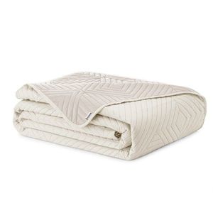 Prošívaný přehoz na postel SOFTA 260x280 béžovo-krémový vyobraziť