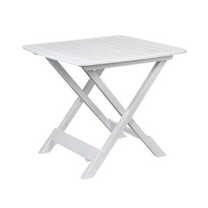 Rozkladací balkónový stôl PROGARDEN 79 cm biely vyobraziť