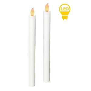 Sada 2 ks LED svíček IDALIA bílá vyobraziť