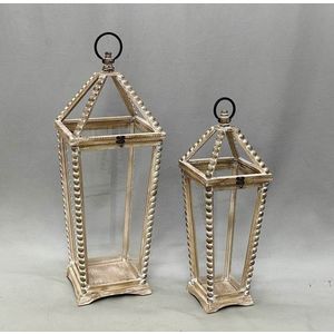 Sada 2 ks luceren LOKKE Holly XL+L hnědá vyobraziť