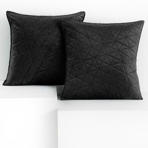 Sada 2 ks povlaků na polštáře RESTILO LAILA černá vyobraziť