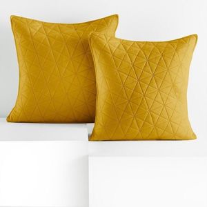 Sada 2 ks povlaků na polštáře RESTILO LAILA hořčicová vyobraziť