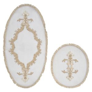 Sada 2 kusů koupelnových předložek Alternative Cream béžová vyobraziť