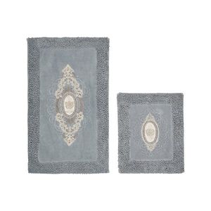 Sada 2 kusů koupelnových předložek Oriental Gray šedá vyobraziť