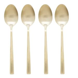Sada 4 ks dezertních lžiček GILD zlatá vyobraziť